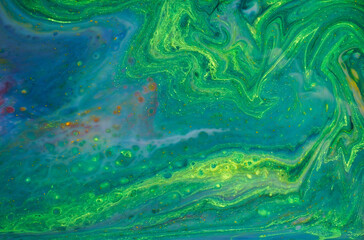Abstract paint texture art. Natural luxury. Marbleized effect. Ancient oriental drawing technique. Marble texture. Acrylic painting- can be used as a trendy background for posters, cards, invitations.