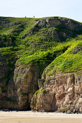 Brean Down and beach, Somerset, England, United Kingdom