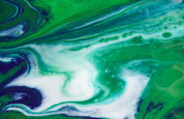 Abstract paint texture art. Natural luxury. Marbleized effect. Ancient oriental drawing technique. Marble texture. Acrylic painting- can be used as a trendy background for posters, cards, invitations.