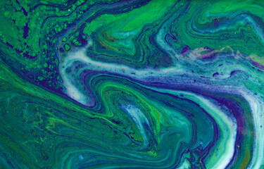 Abstract paint texture art. Natural luxury. Marbleized effect. Ancient oriental drawing technique. Marble texture. Acrylic painting- can be used as a trendy background for posters, cards, invitations.