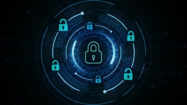 Cyber security data protection business technology privacy concept. Online privacy