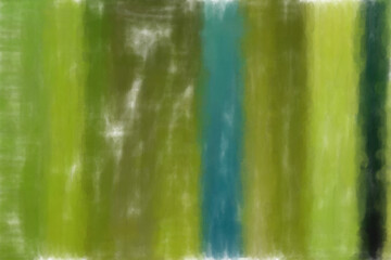 Yellow, green and light blue lines watercolor with low coverage background, digitally created.