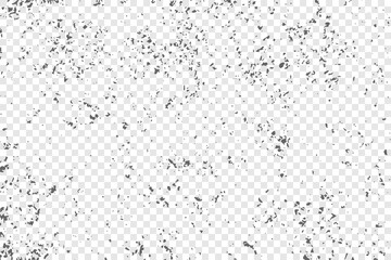 Grunge texture isolated on transparent background