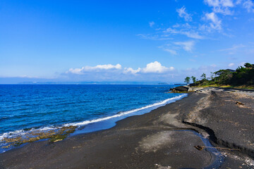 Kenbutsu beach in Tateyama Japan