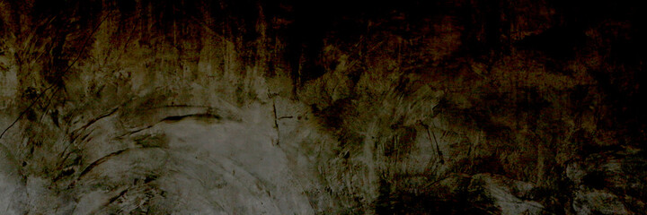 Black Cement concrete wall texture abstract. Interior material construction blank for old backdrop building. Retro wallpaper grunge background. 
