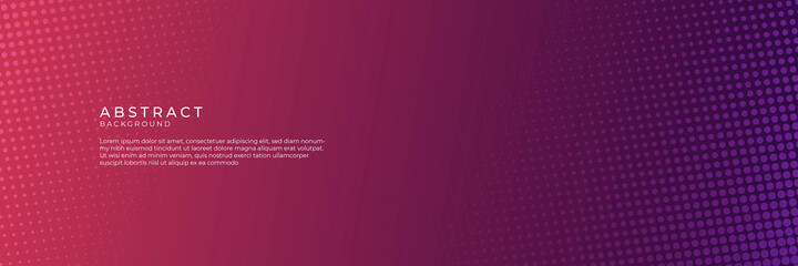 Modern shiny glossy reddish pink purple orange abstract banner background