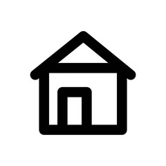 Home Icon - Vector Illustration .