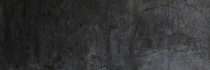 Black Cement concrete wall texture abstract. Interior material construction blank for old backdrop building. Retro wallpaper grunge background. 
