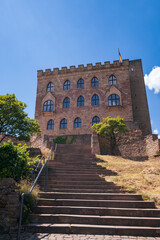 Stairs to Hambach Castle, the birthplace of democracy in Germany