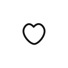Icon vector graphic of love symbol, good for template