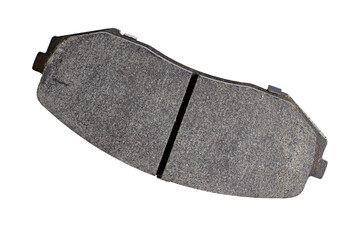 New car brake pad, isolate on white.