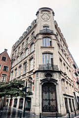 Obraz premium Antique building view in Brussel, Belgium