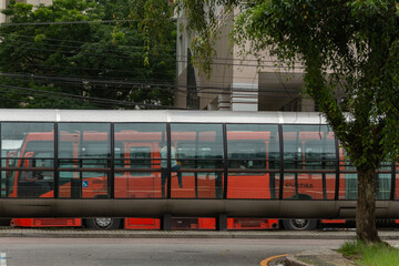 Fototapeta na wymiar Estação Tubo na Avenida Sete de Setembro em Curitiba Paraná Brasil 