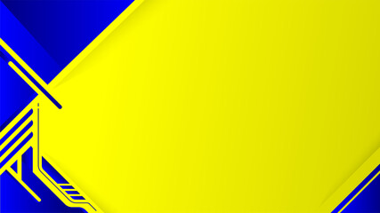 Abstract modern graphic yellow and blue background