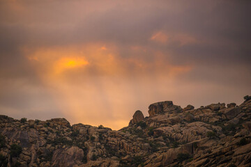 Nubes  en la montaña