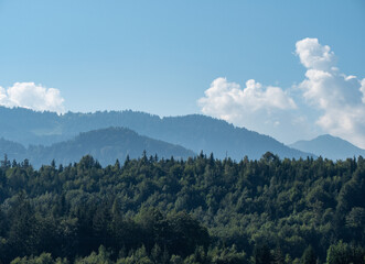Country landscape in Tyrol, Austria