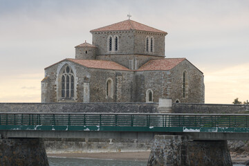 Prieuré Saint Nicolas at Sables d'Olonne en France.