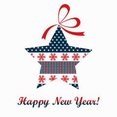 Obraz premium Festive concept for Christmas and New year. Winter holiday pattern, new year card. Design element for greetings, invitations, posters, websites and apps.