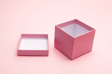 Pink image concept of Gift box