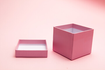 Pink image concept of Gift box