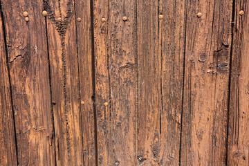 old wood door