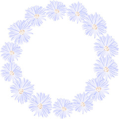Obraz premium frame of flowers