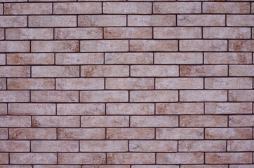 dull brick red masonry wall background  