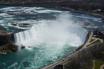 Niagara falls in Ontario Canada, Horse shoe falls 