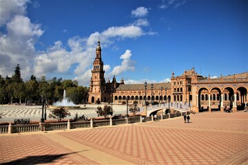 Naklejka premium seville voyage 