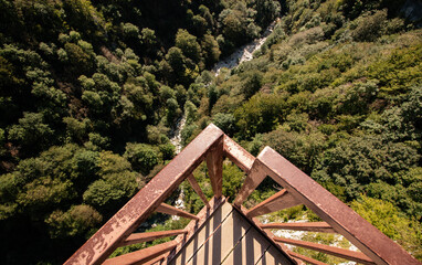 observation deck on the canyon