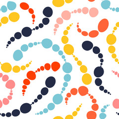 Hand drawn various shapes. Abstract contemporary modern trendy vector illustration. Stamp texture. Abstract geometric colorful shapes. Vector illustration