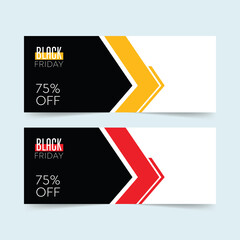 Sale banner template. Black Friday Sale label. Vector ad illustration. Promotional marketing discount event. Design element for sale banners, posters, cards