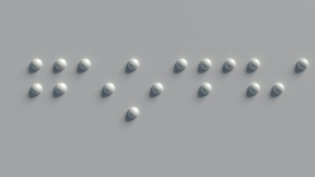 

3d render of black and white morphing sphere with fluid effect. Splitting and gathering to the base shape. Loop animation.