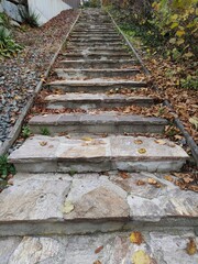 old stone stairs