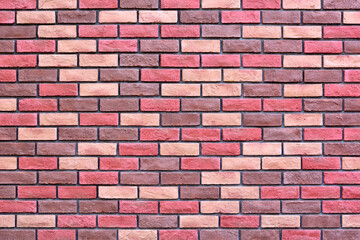 Decorative brick wall　