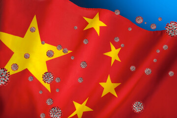 Flag of China - Coronavirus