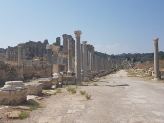 ruins of ancient greek temple