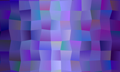 Pretty Magenta and blue polygonal background, digitally created