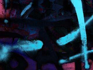 graffiti on the wall