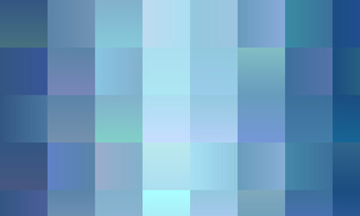 Creative blue and light blue polygonal background, digitally created