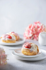 cake with whipped cream