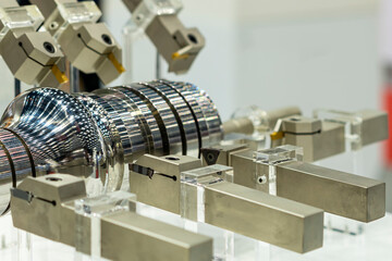 High accuracy cutting tool and workpiece of cnc lathe machine for machining process manufacturing...
