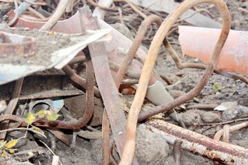 old rusty steel