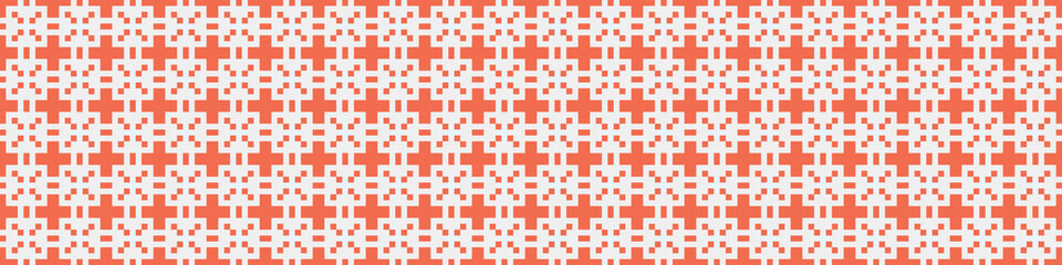 Abstract Cross Pattern Dots Logo generative computational art illustration