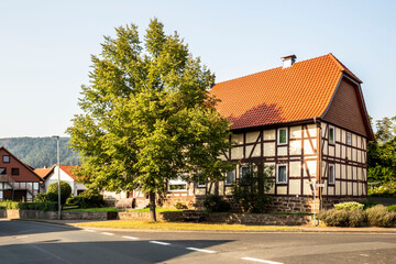 Dorf in Mitteldeutschland bei Göttingen