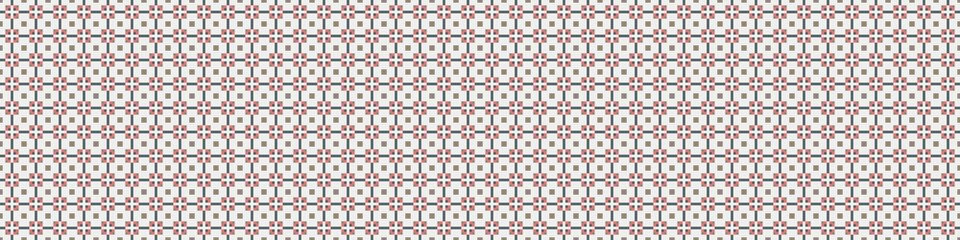 Fototapeta premium Abstract Cross Pattern Dots Logo generative computational art illustration