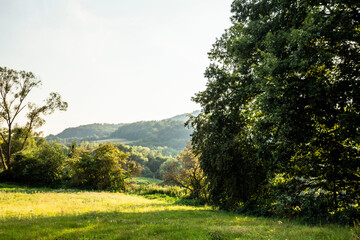 Obraz premium Dorf in Mitteldeutschland bei Göttingen