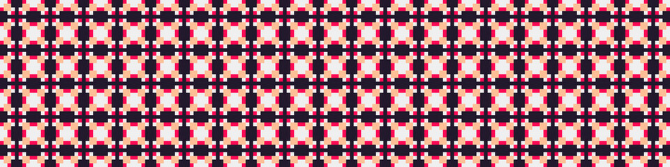 Abstract Cross Pattern Dots Logo generative computational art illustration
