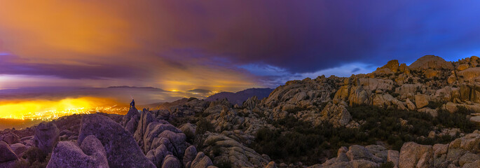 Nubes  en la montaña