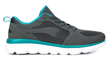 sports footwear on white
